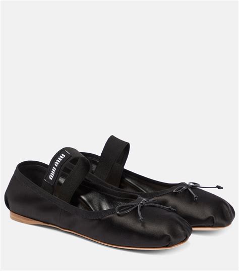 black miu miu ballet flats|ballet flats value.